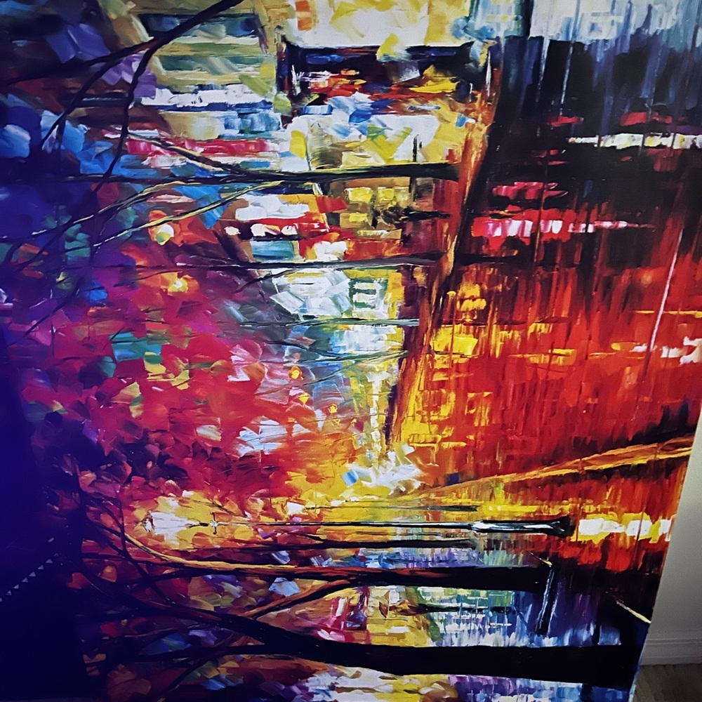 Vibrant Abstract Canvas Art